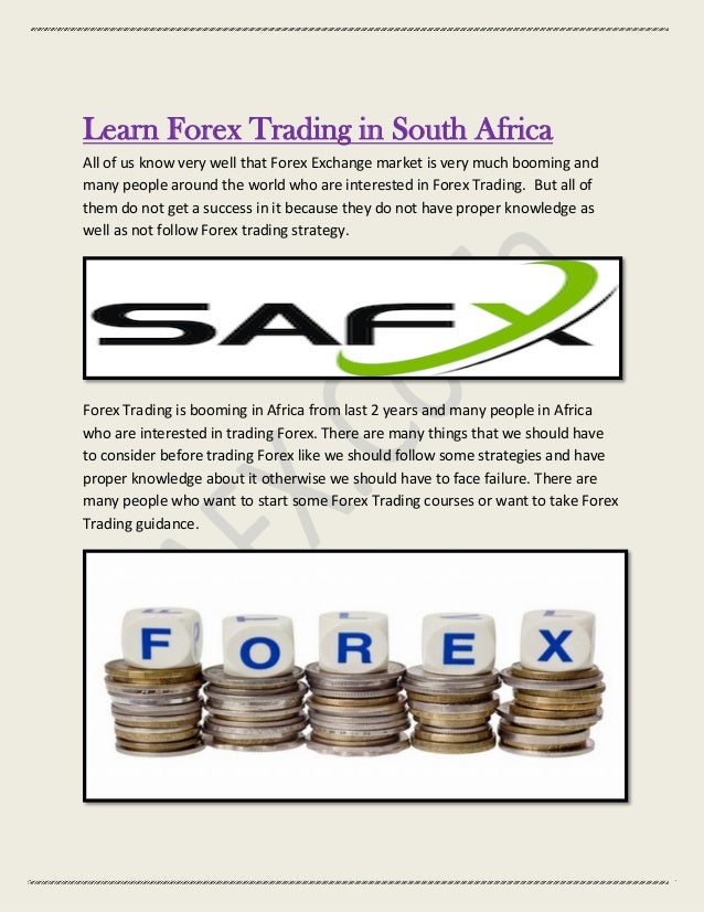 Forex market hours clock south africa